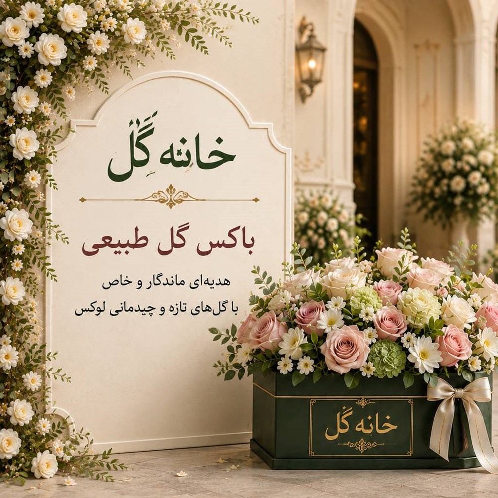 باکس گل طبیعی