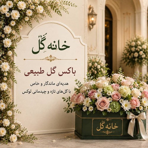 باکس گل طبیعی