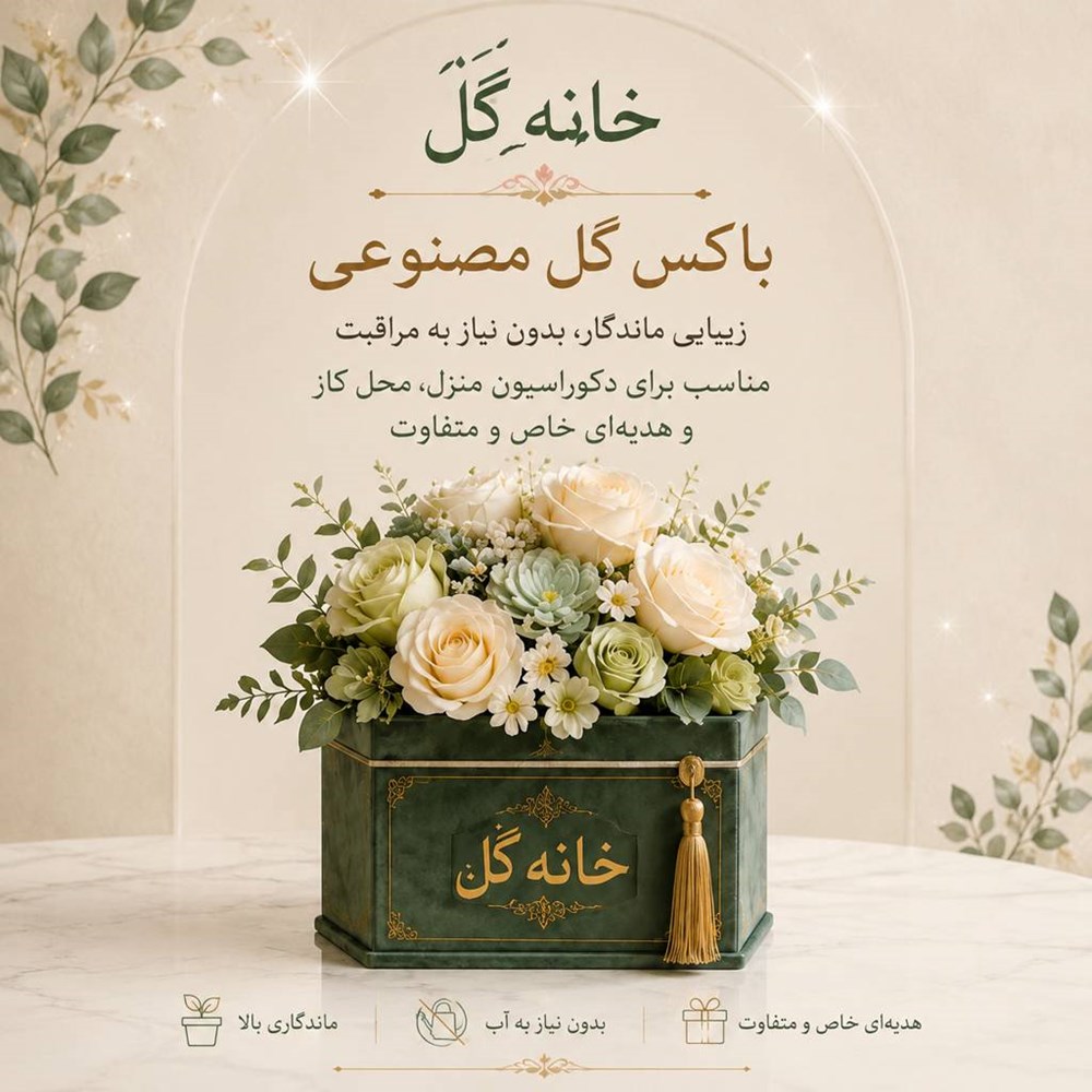 باکس گل مصنوعی